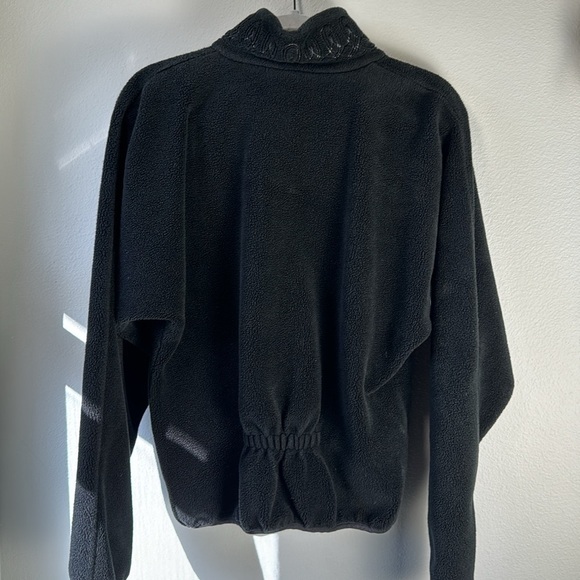 Spyder mock neck zip front fleece with cinched in waist - Picture 5 of 8